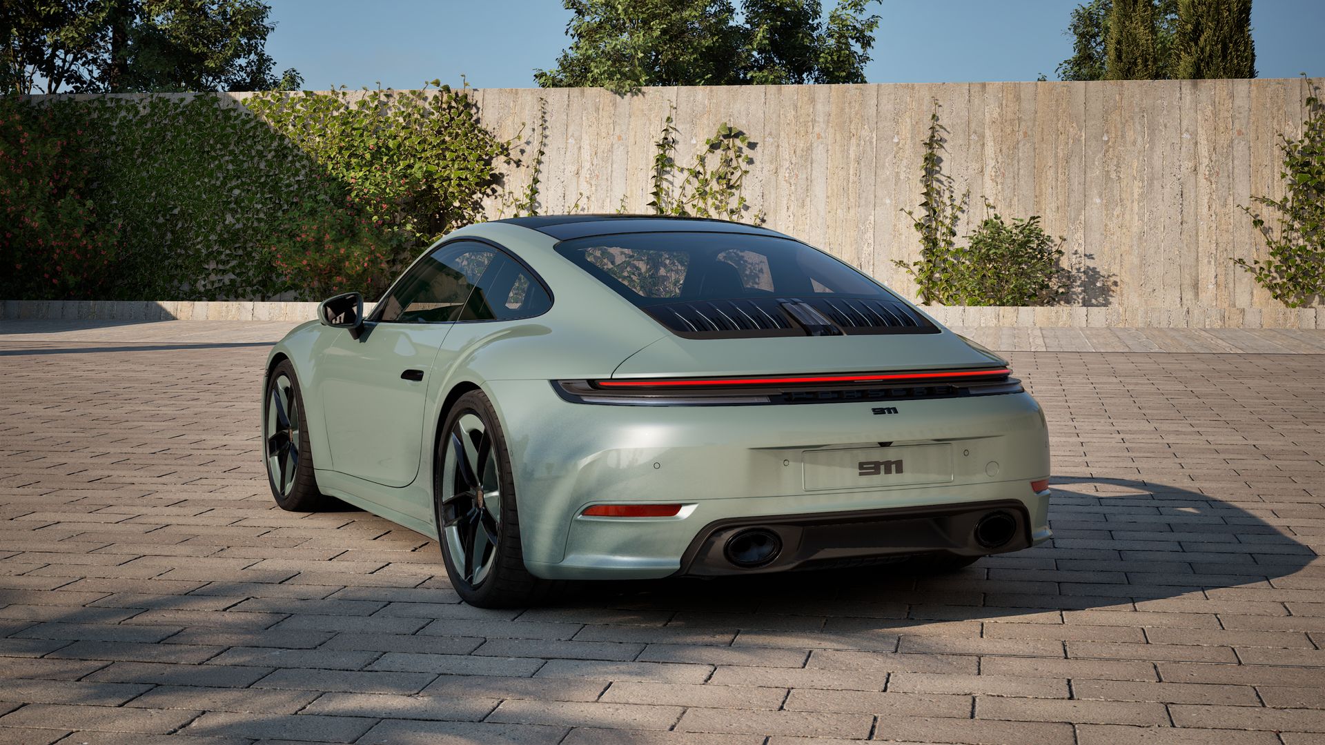 911 Carrera back view