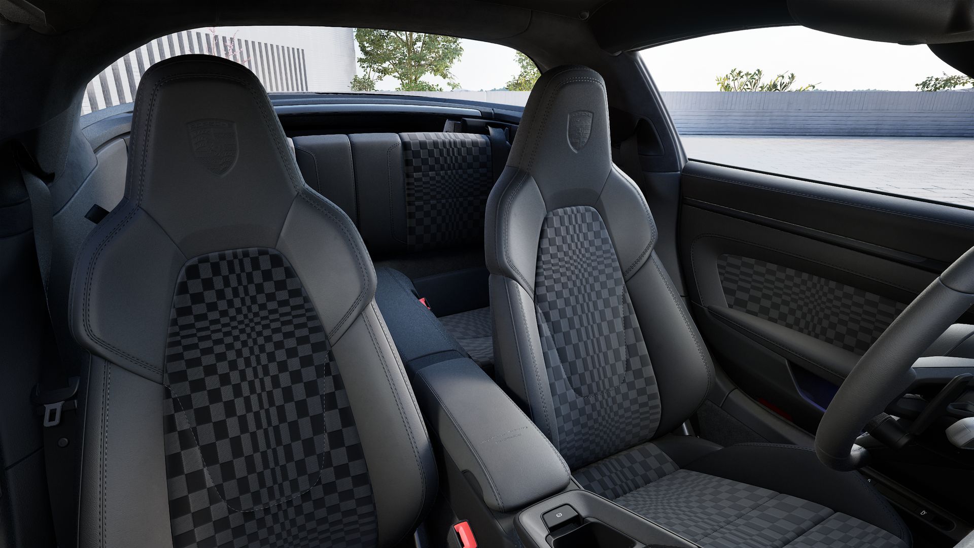 911 Targa 4 GTS interior view