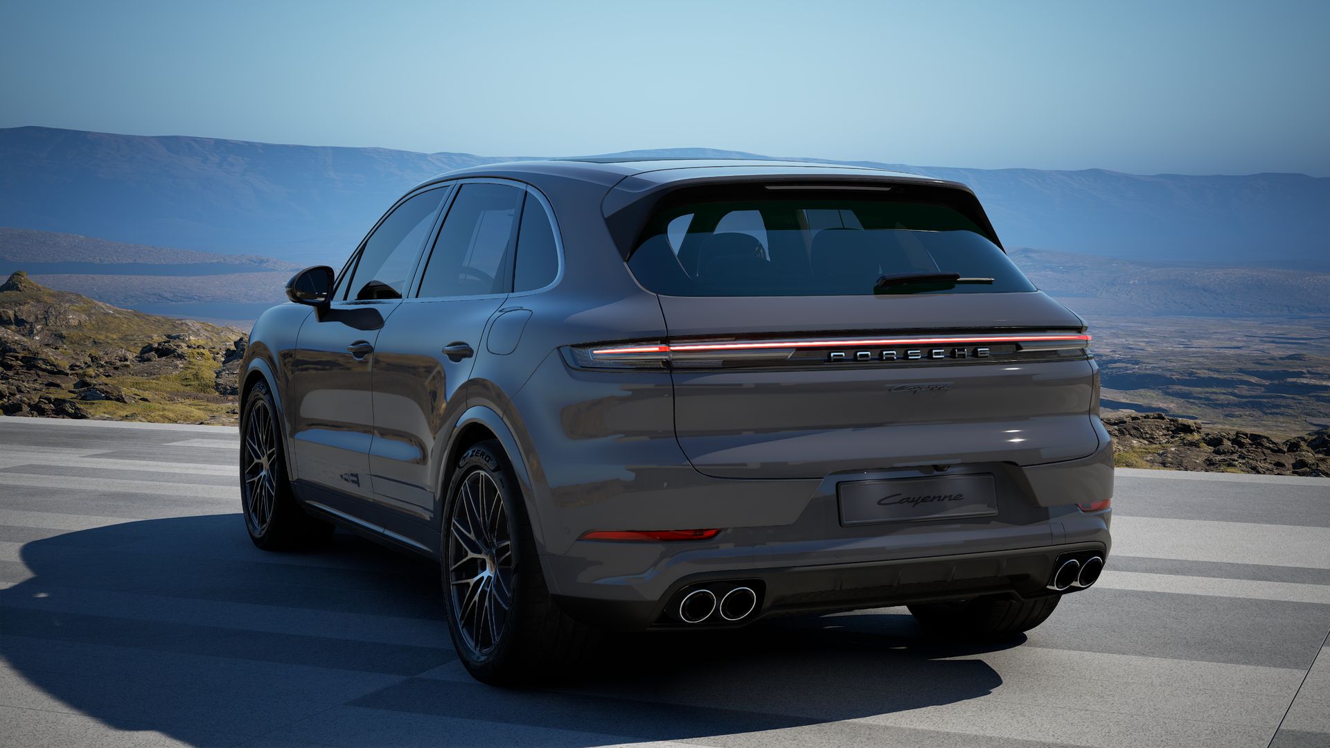 Cayenne E-Hybrid back view