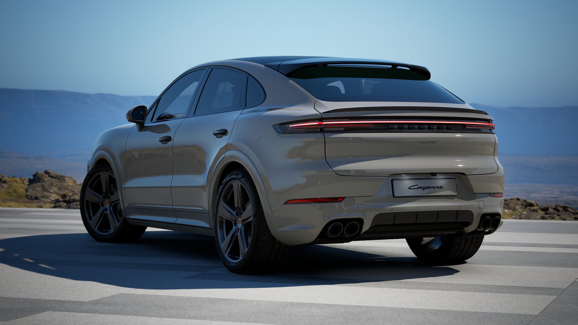 Cayenne Coupé back view