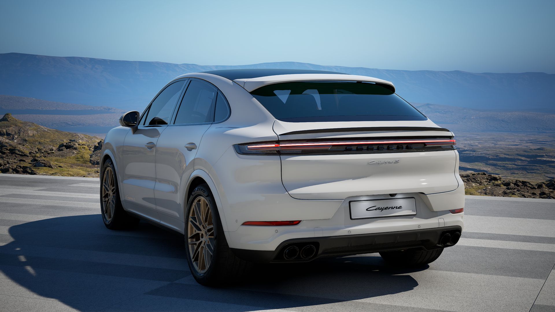 Cayenne S Coupé back view
