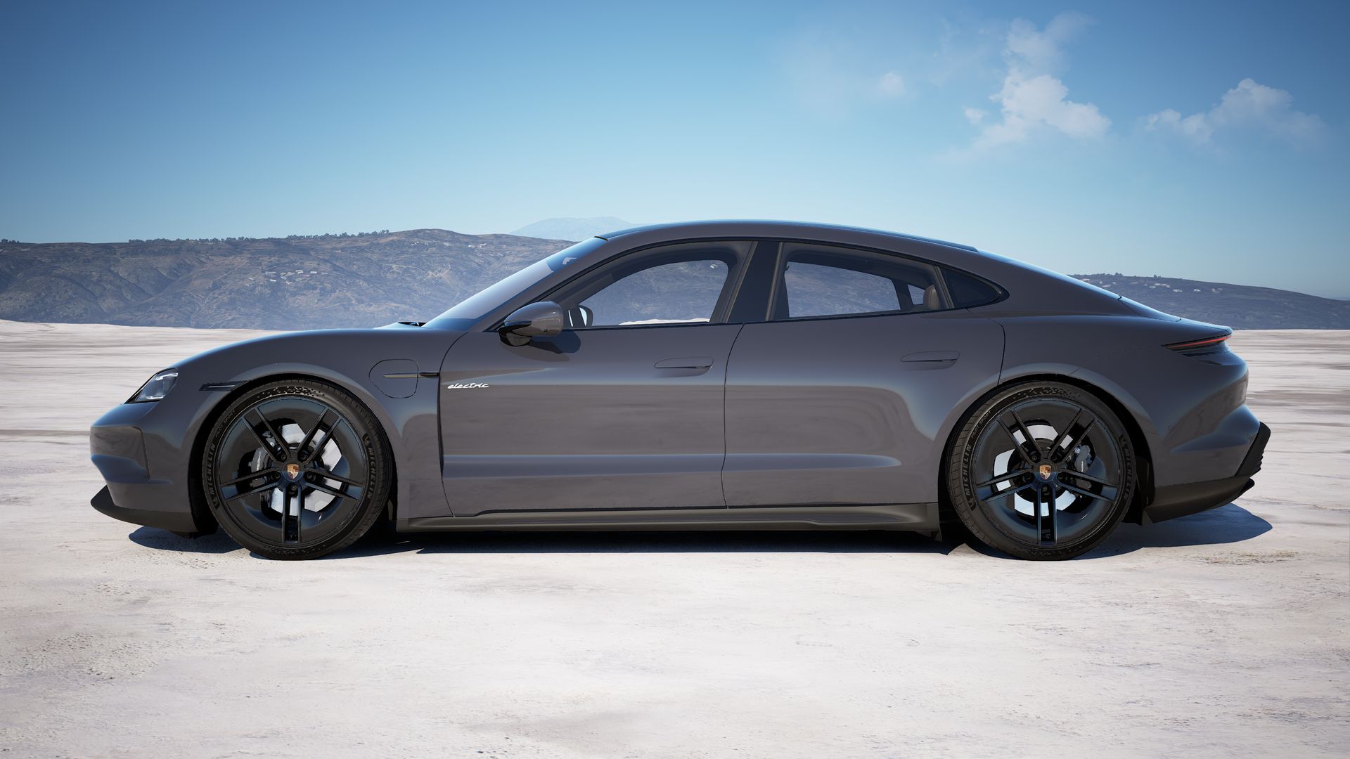 Taycan side view