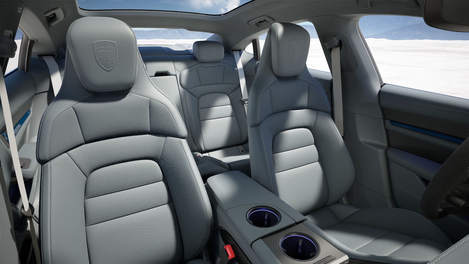 Taycan 4 interior view