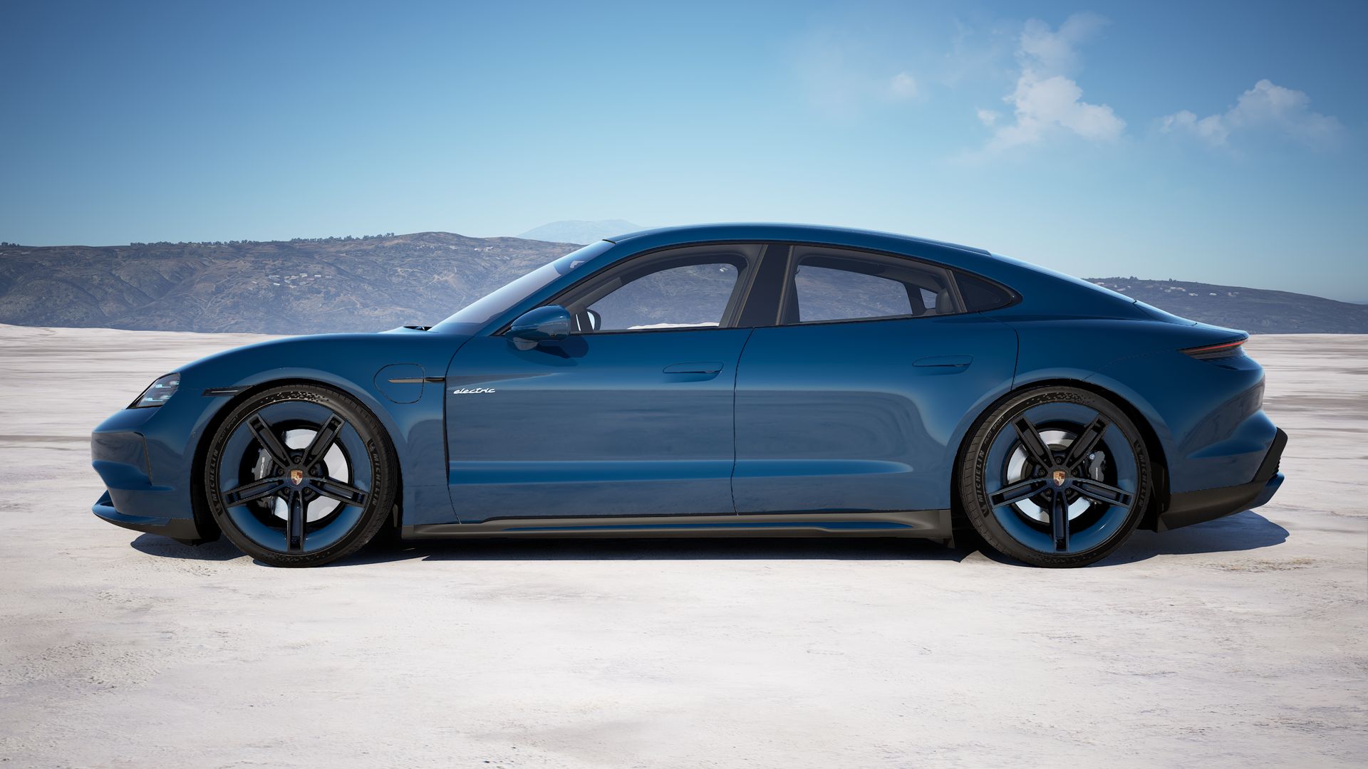 Taycan 4 side view
