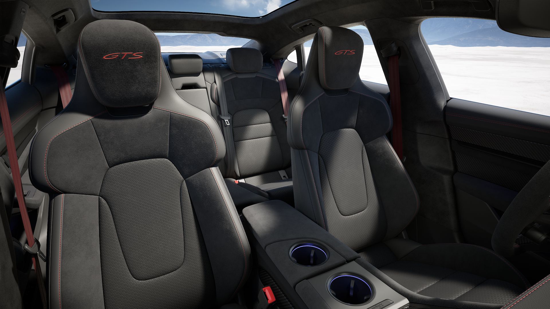 Taycan GTS interior view