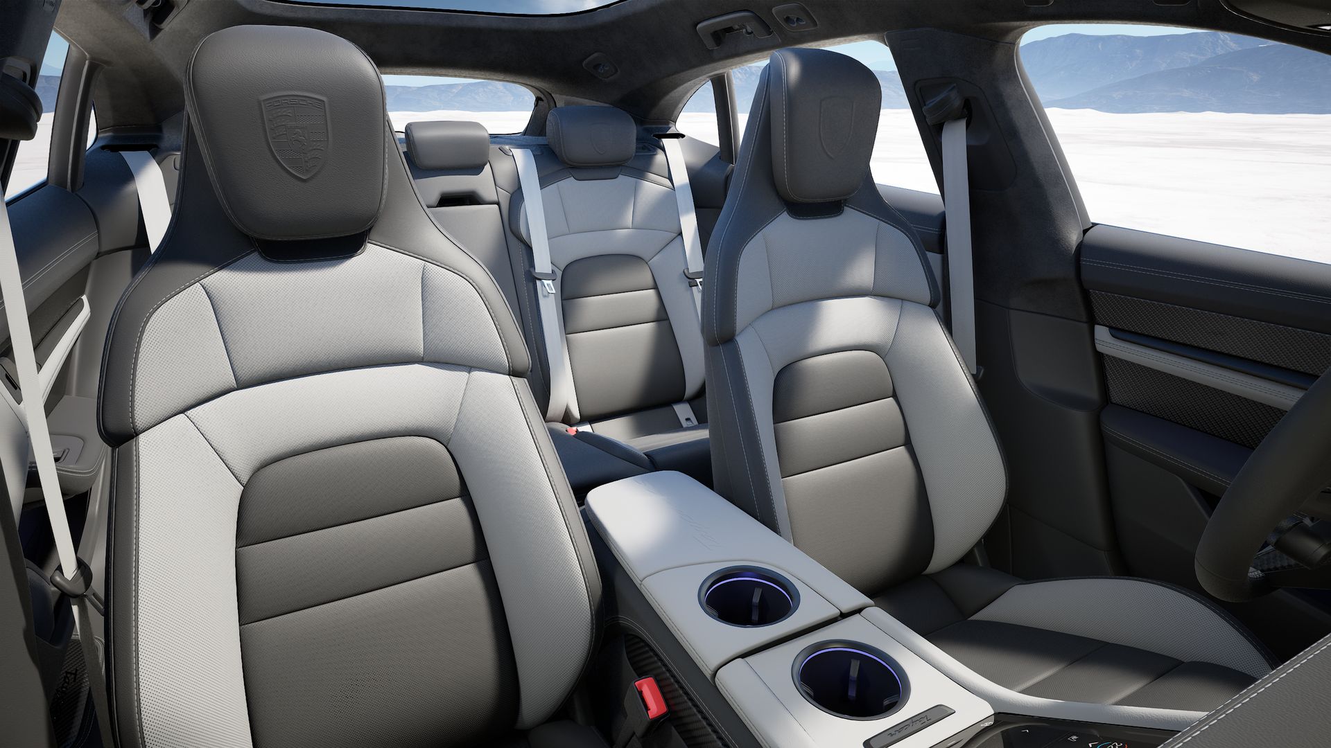 Taycan 4S Cross Turismo interior view