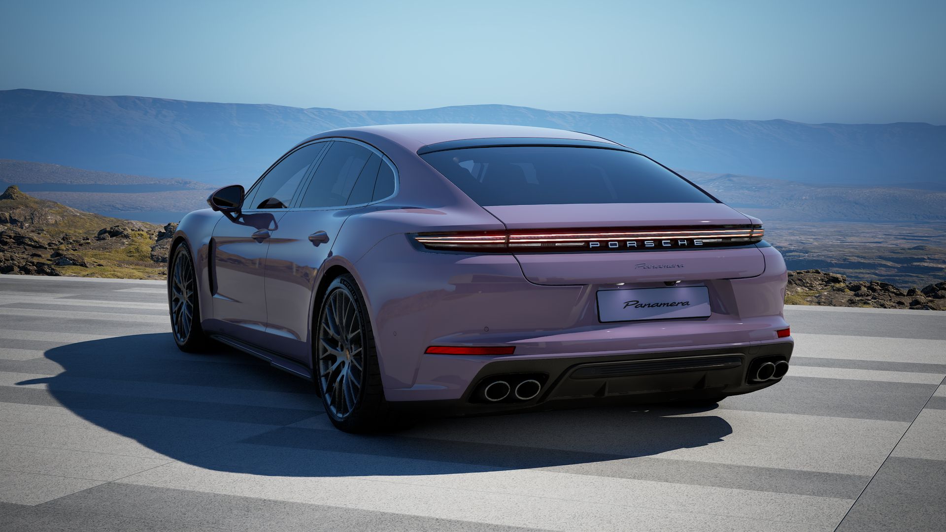 Panamera back view