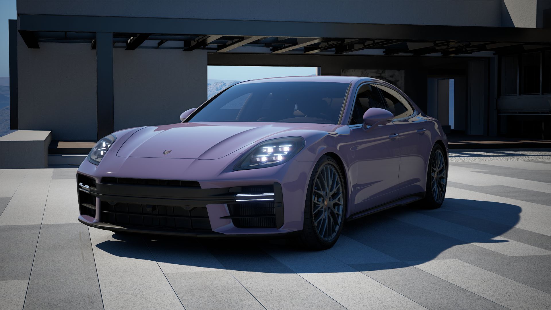 Panamera front view