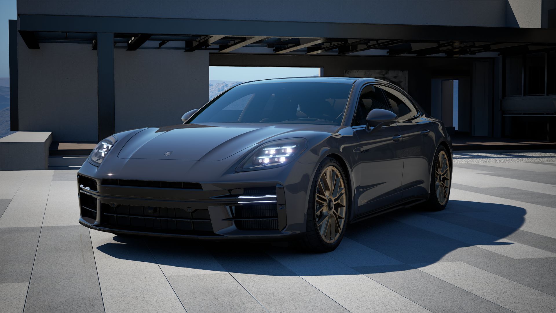 Panamera Turbo E-Hybrid front view