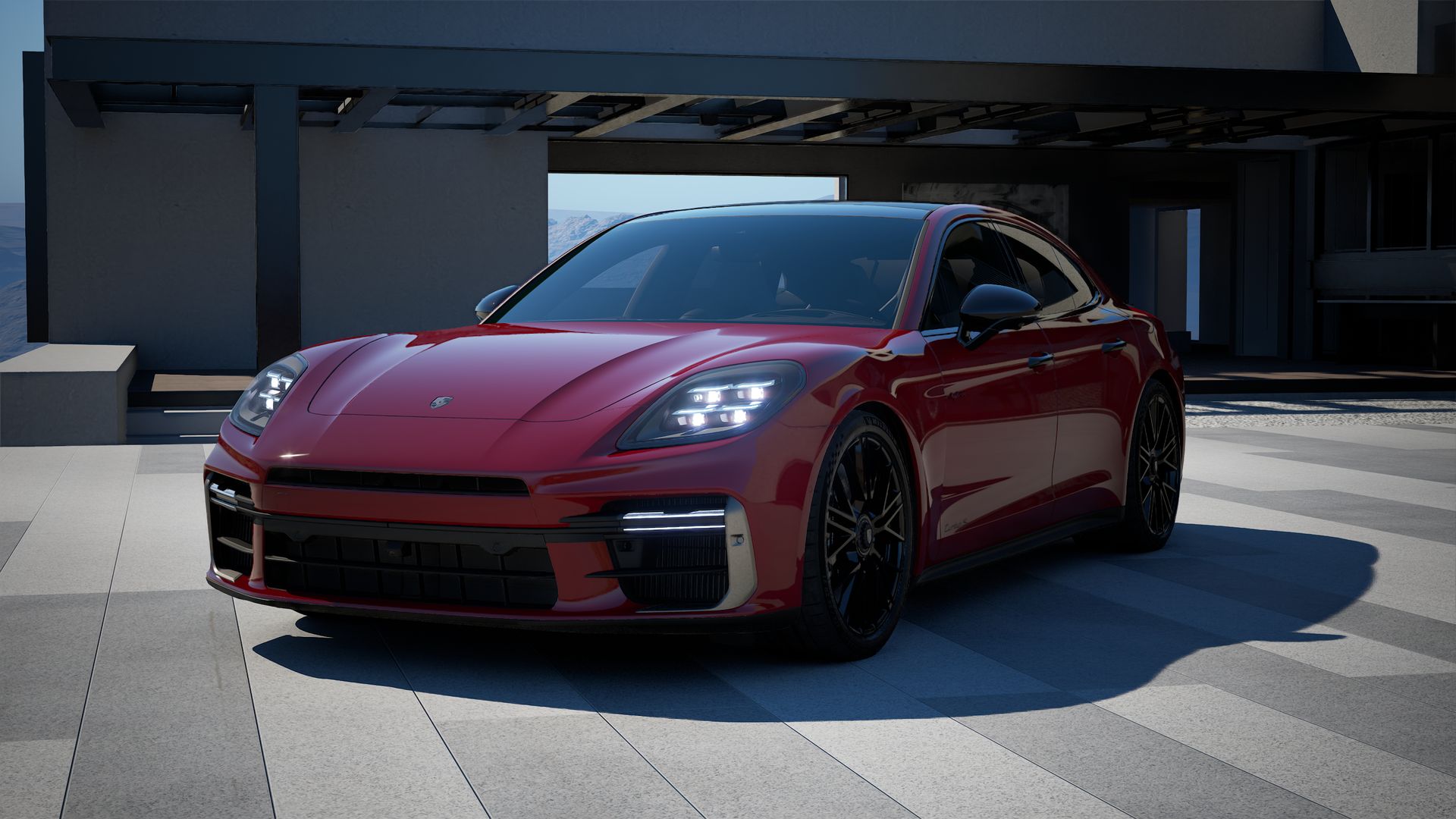 Panamera Turbo S E-Hybrid front view