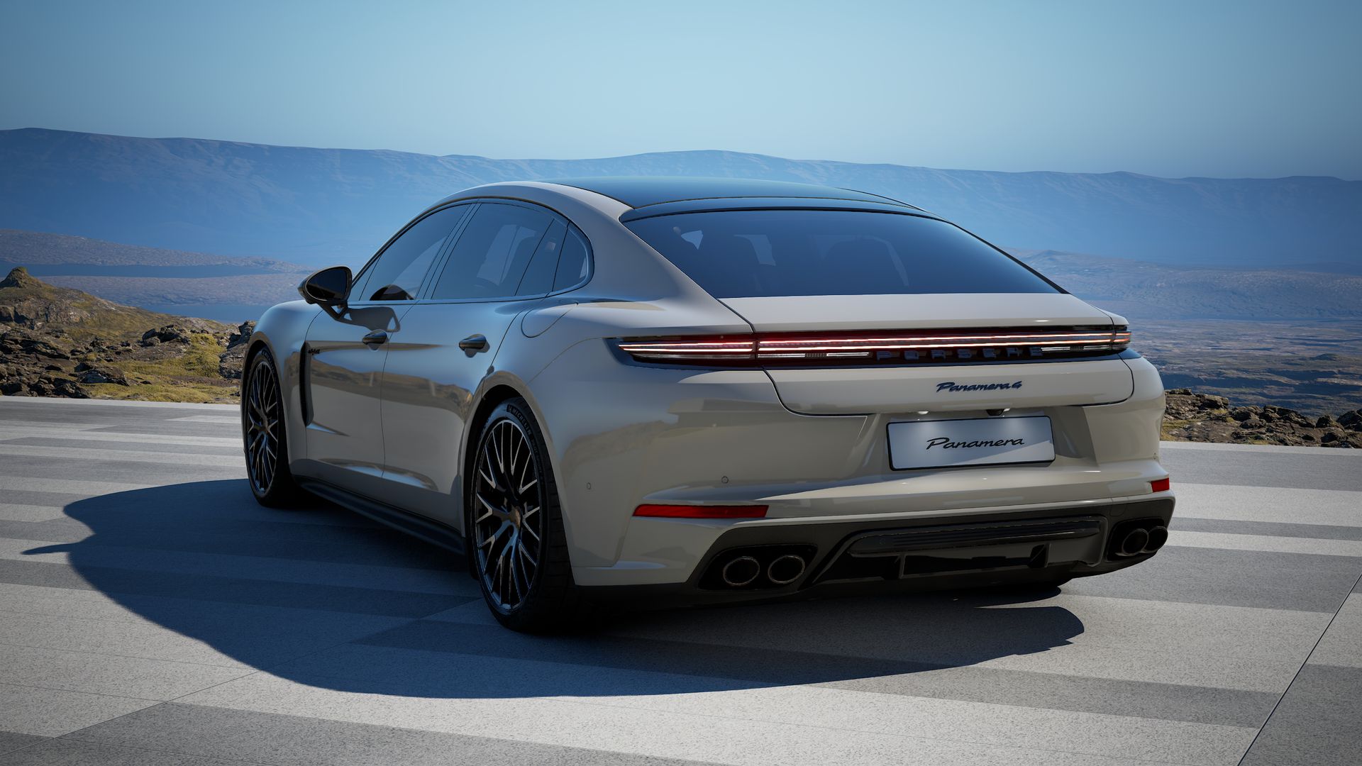 Panamera 4 E-Hybrid Executive back view