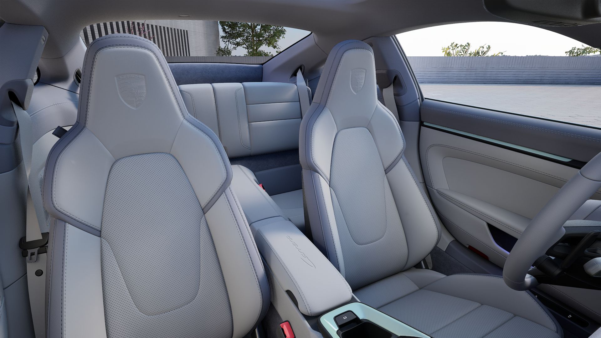 911 Carrera interior view