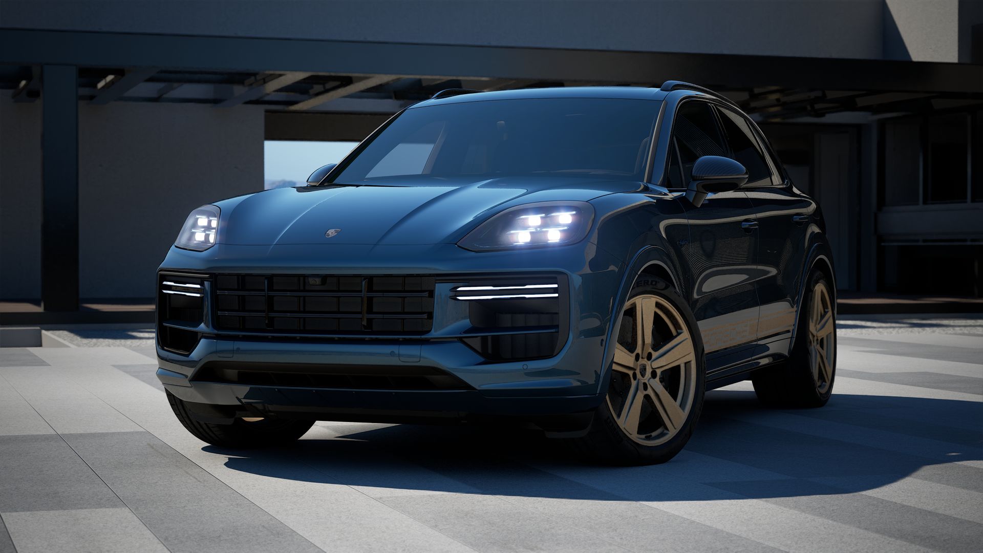 Cayenne Turbo E-Hybrid front view