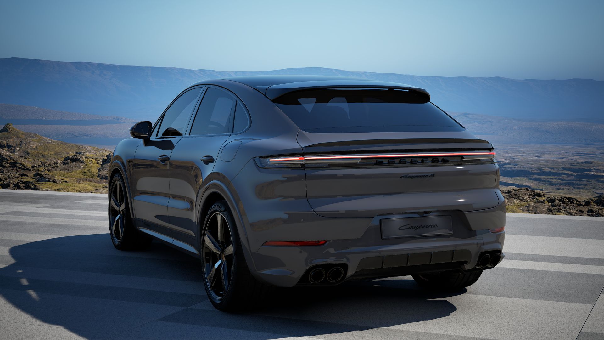 Cayenne S E-Hybrid Coupé back view