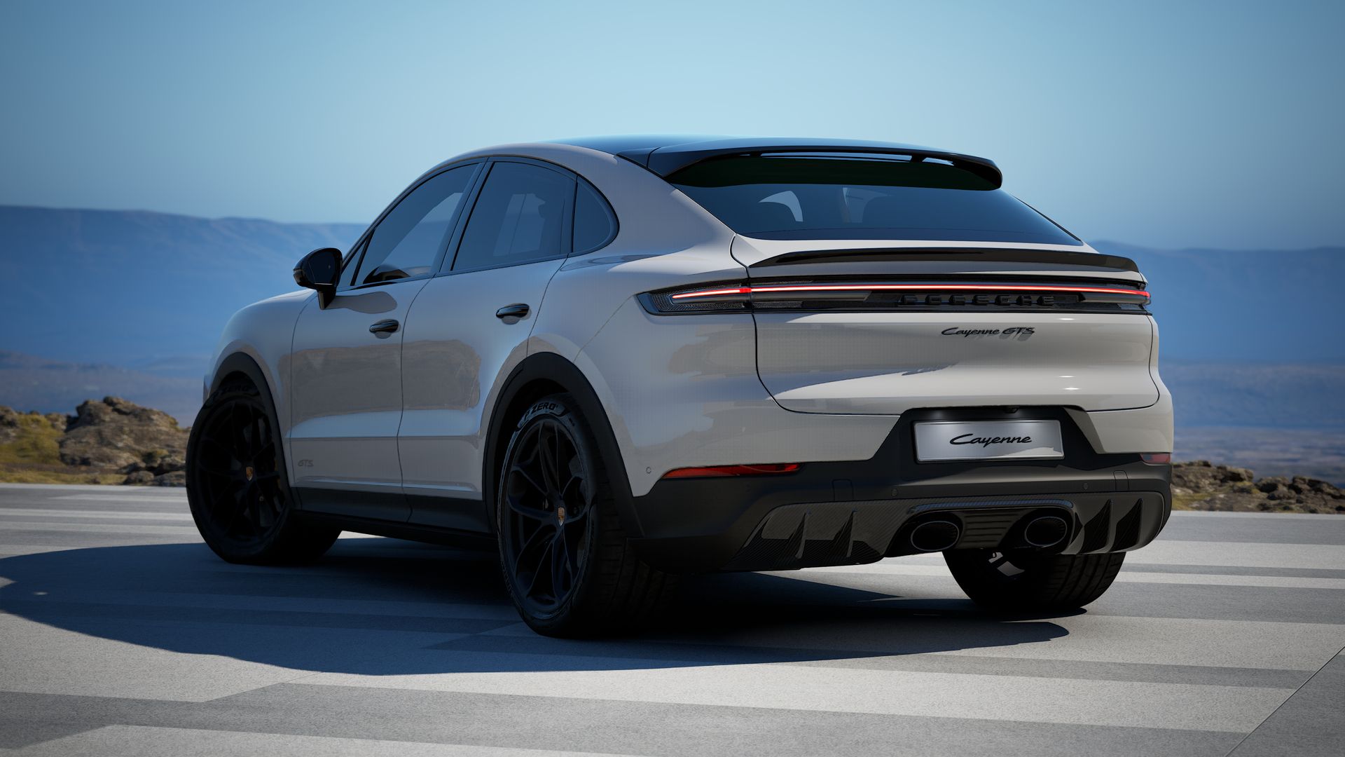 Cayenne GTS Coupé back view