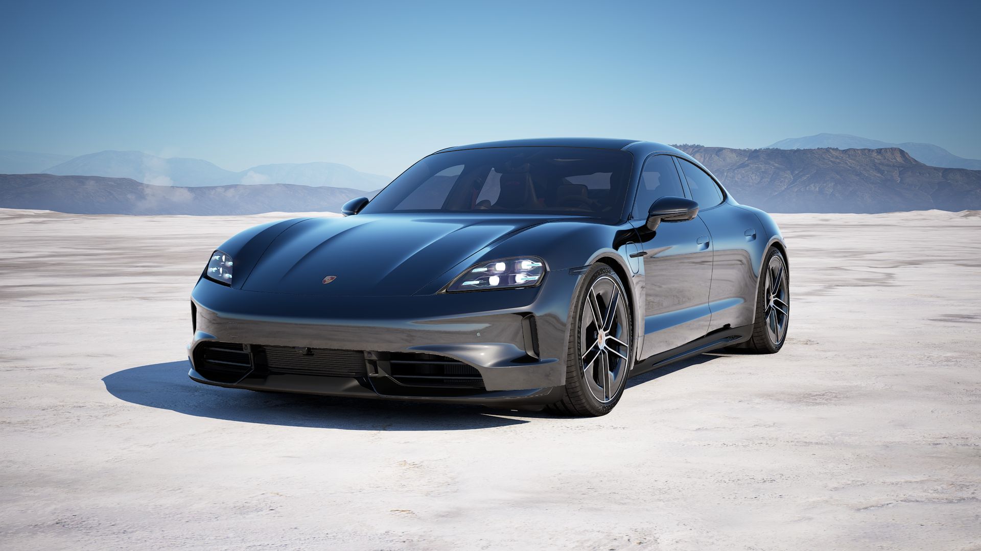 Taycan GTS front view