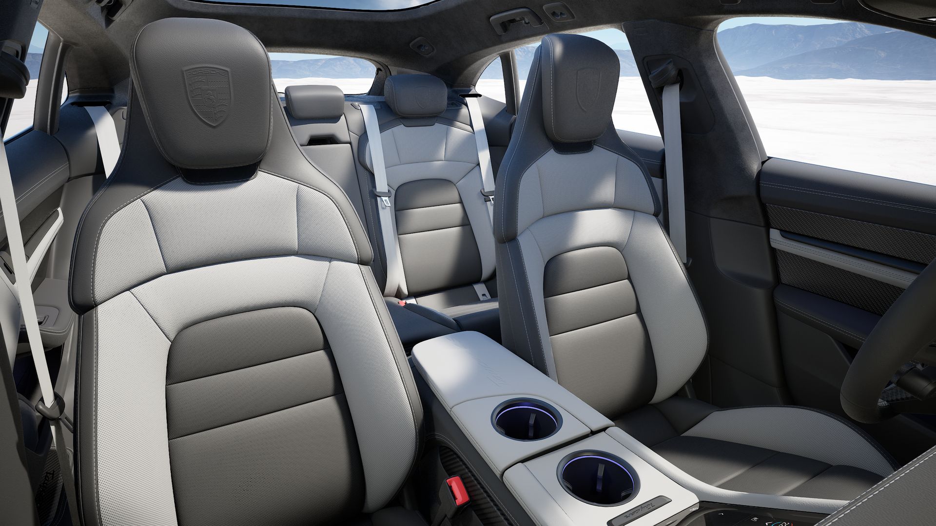 Taycan 4S Cross Turismo interior view