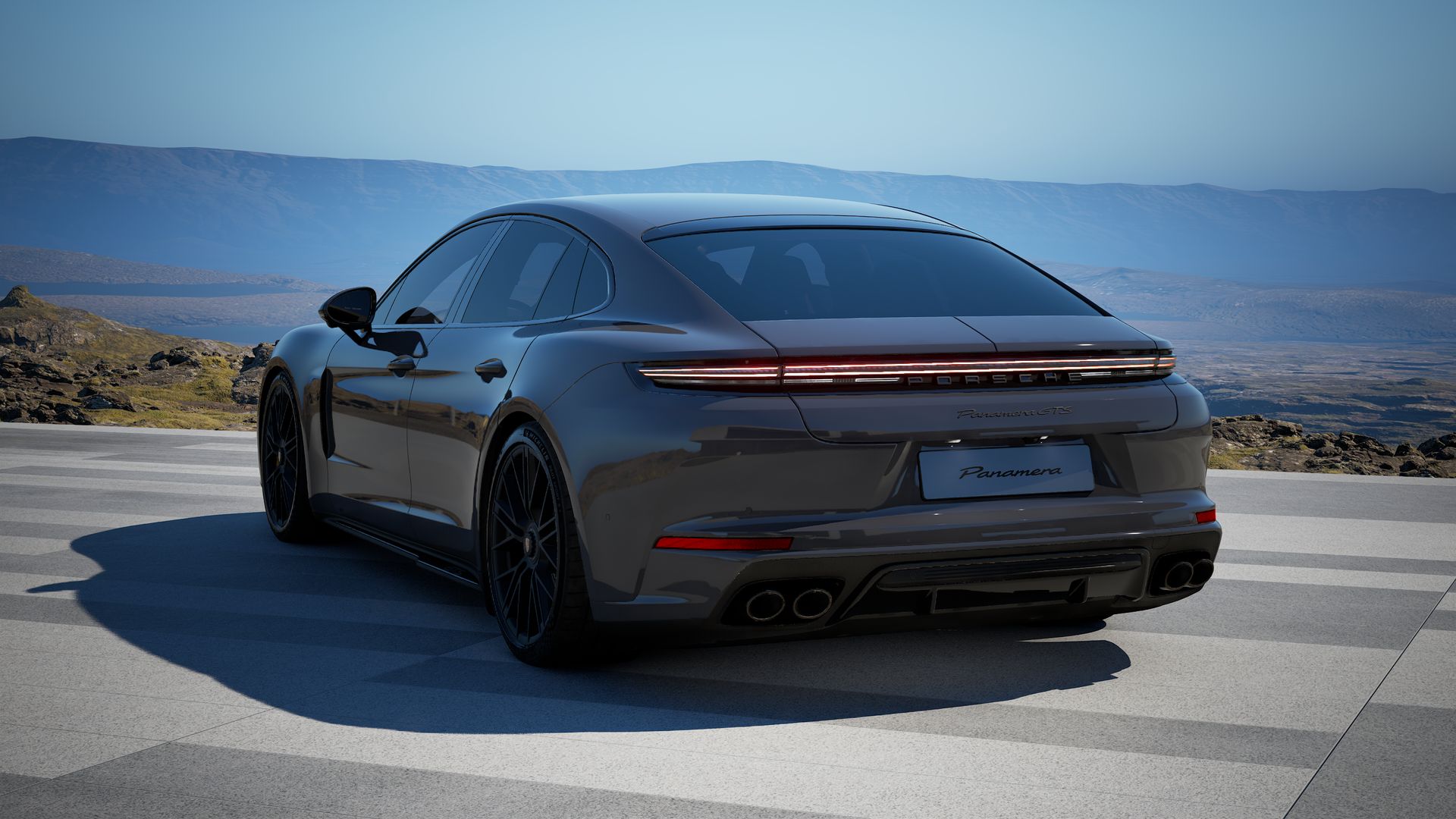 Panamera GTS back view