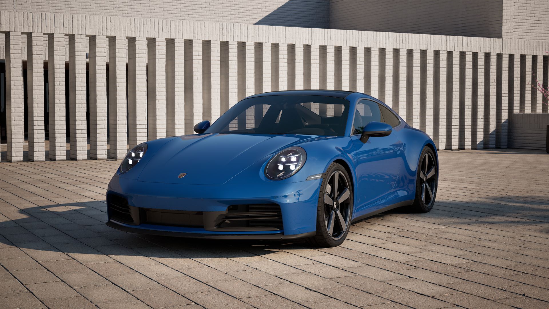 911 Carrera vue de face