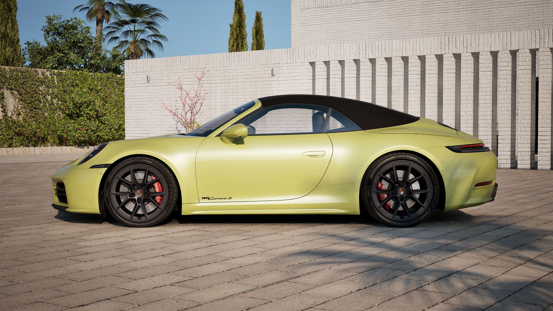 911 Carrera S Cabriolet vue latérale