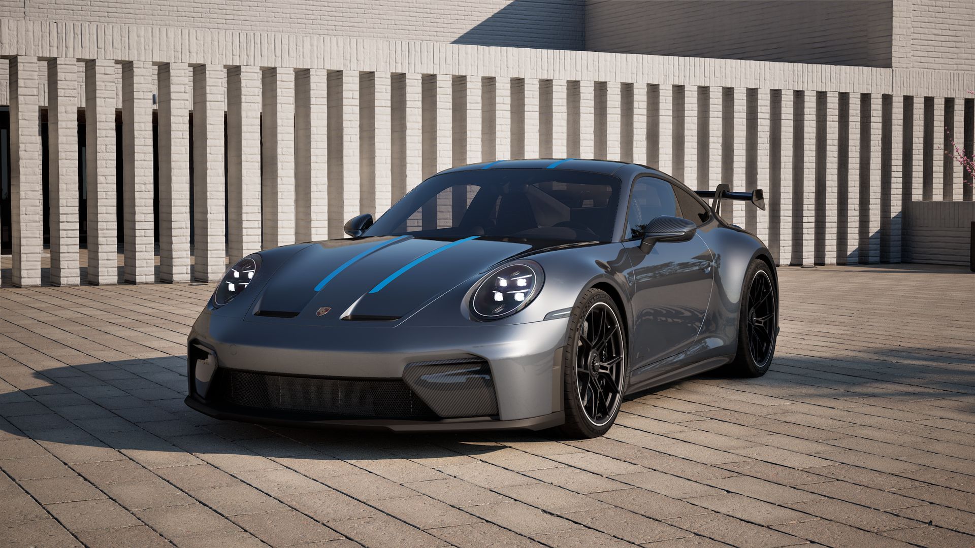 911 GT3 vue de face