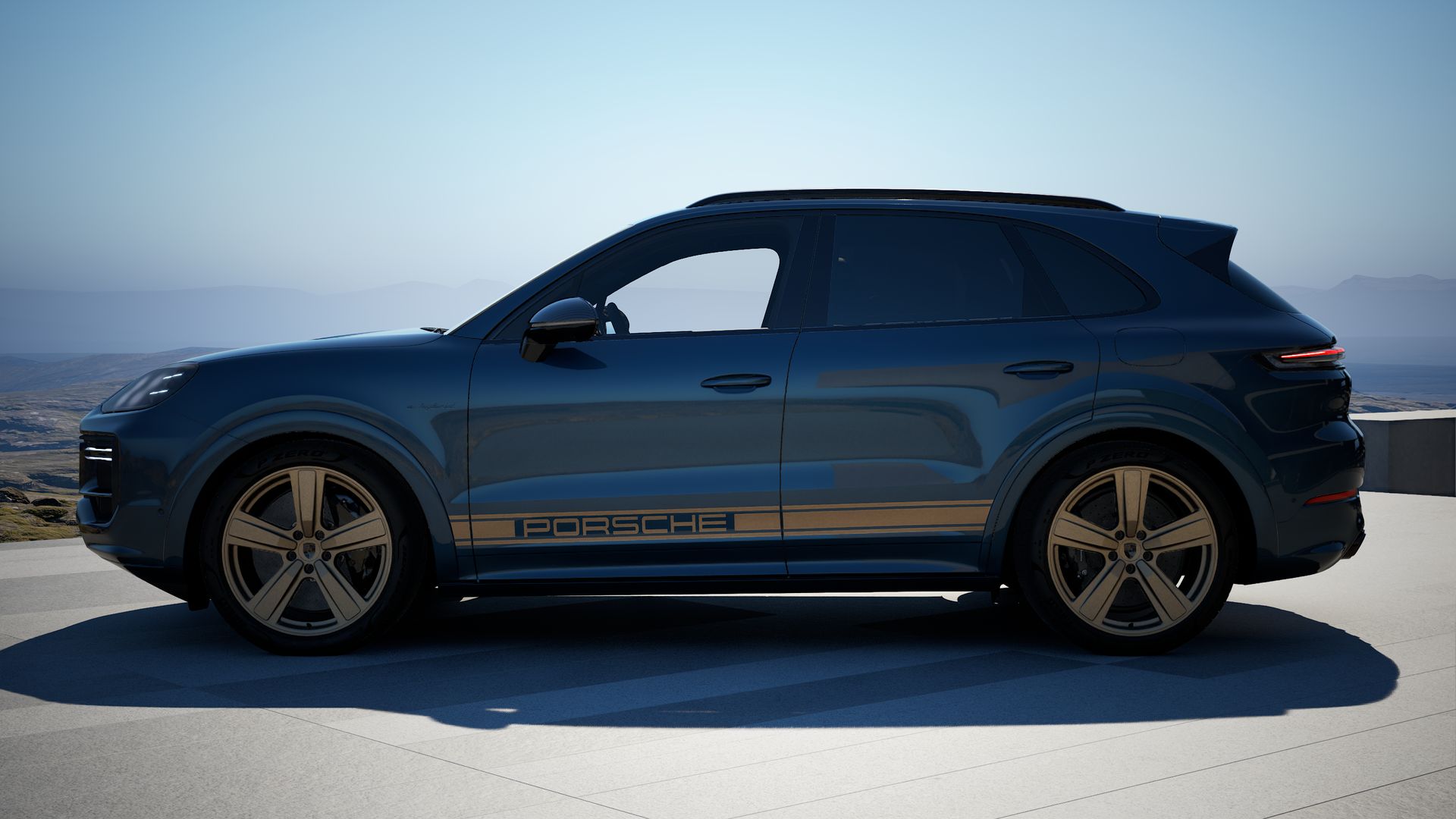 Cayenne Turbo E-Hybrid vue latérale