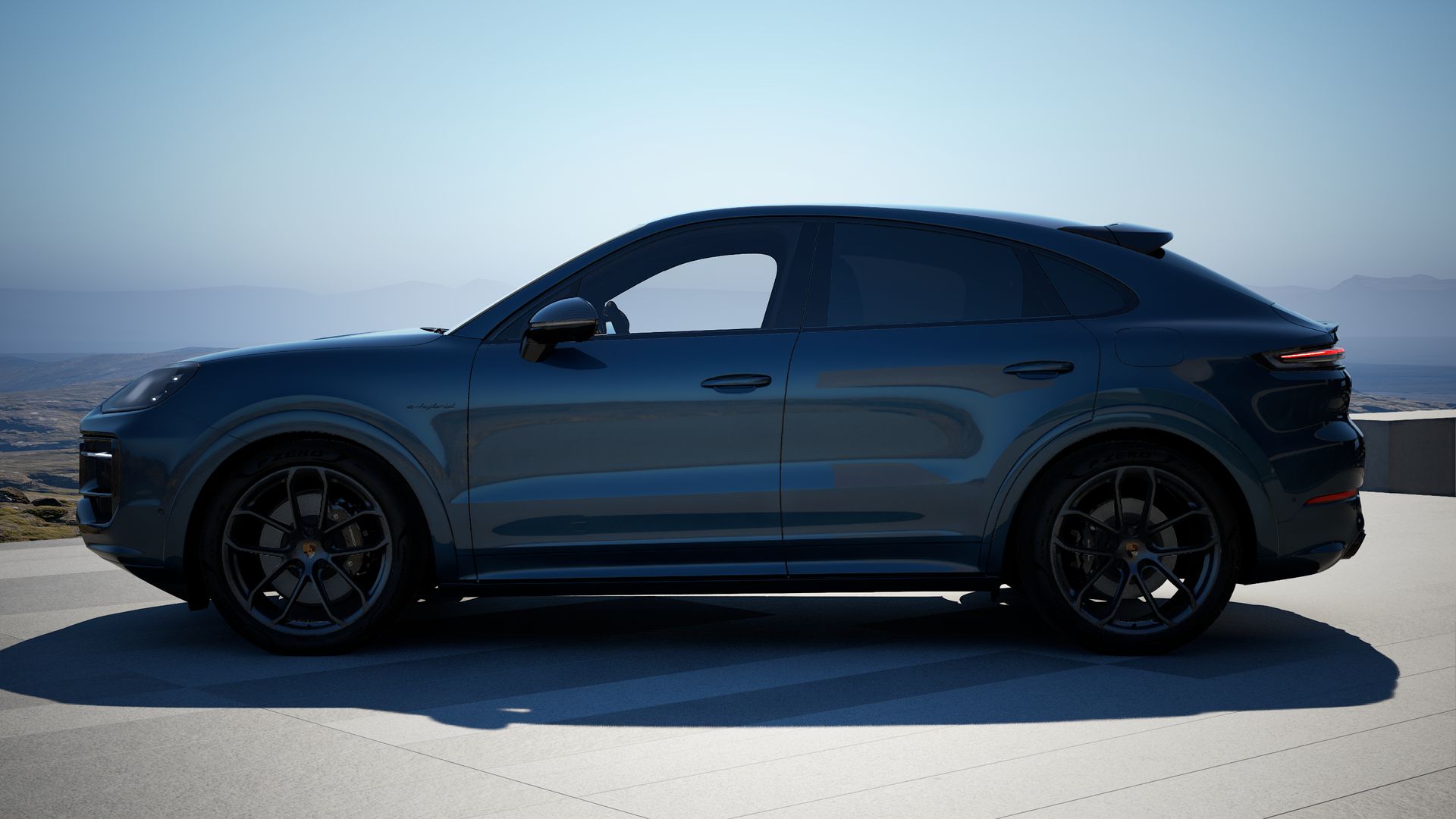 Cayenne E-Hybrid Coupé vue latérale