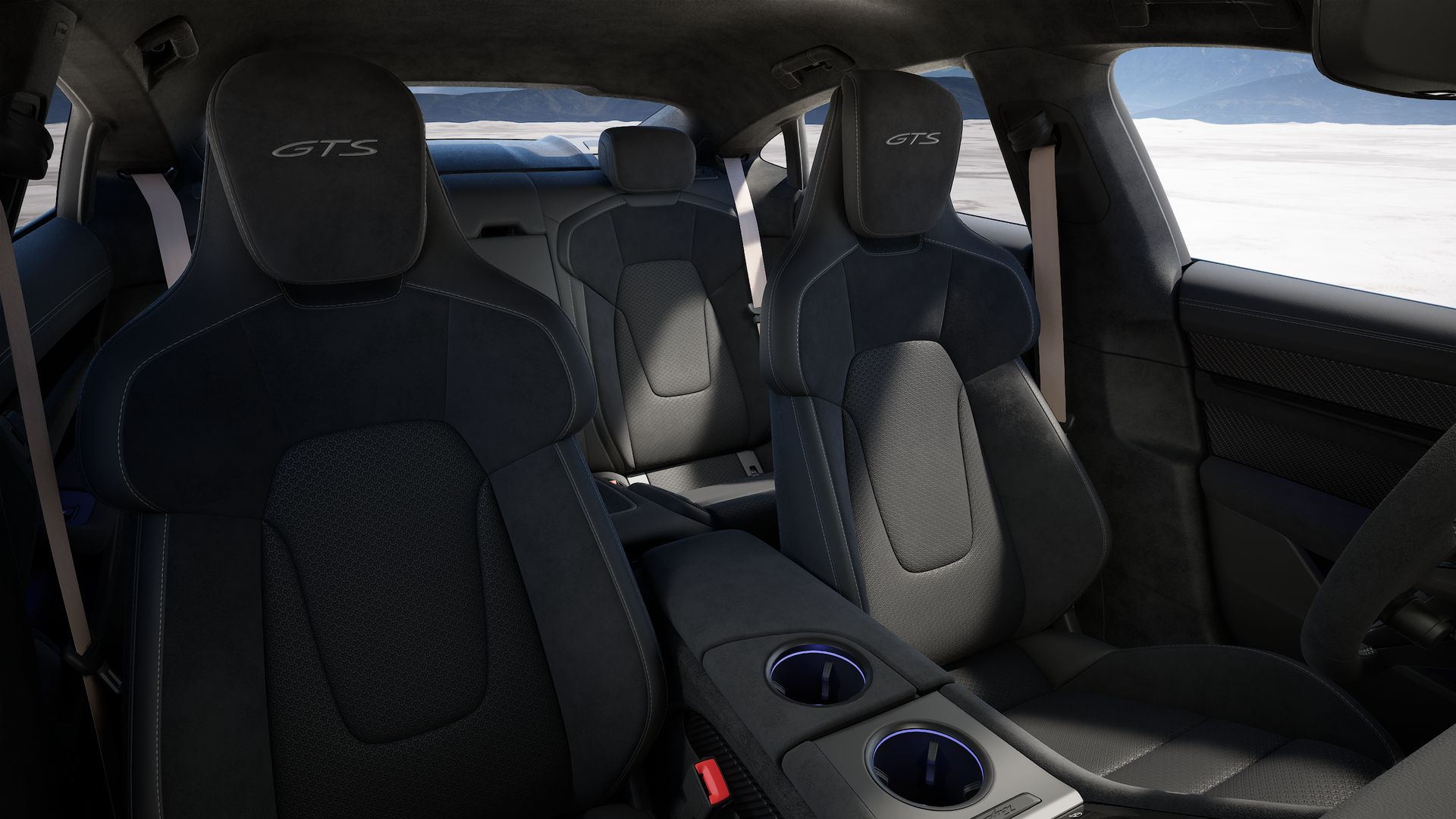 Taycan GTS vue intérieure