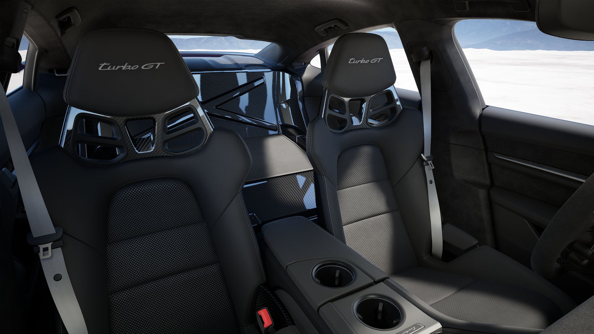 Taycan Turbo GT with Weissach Package vue intérieure