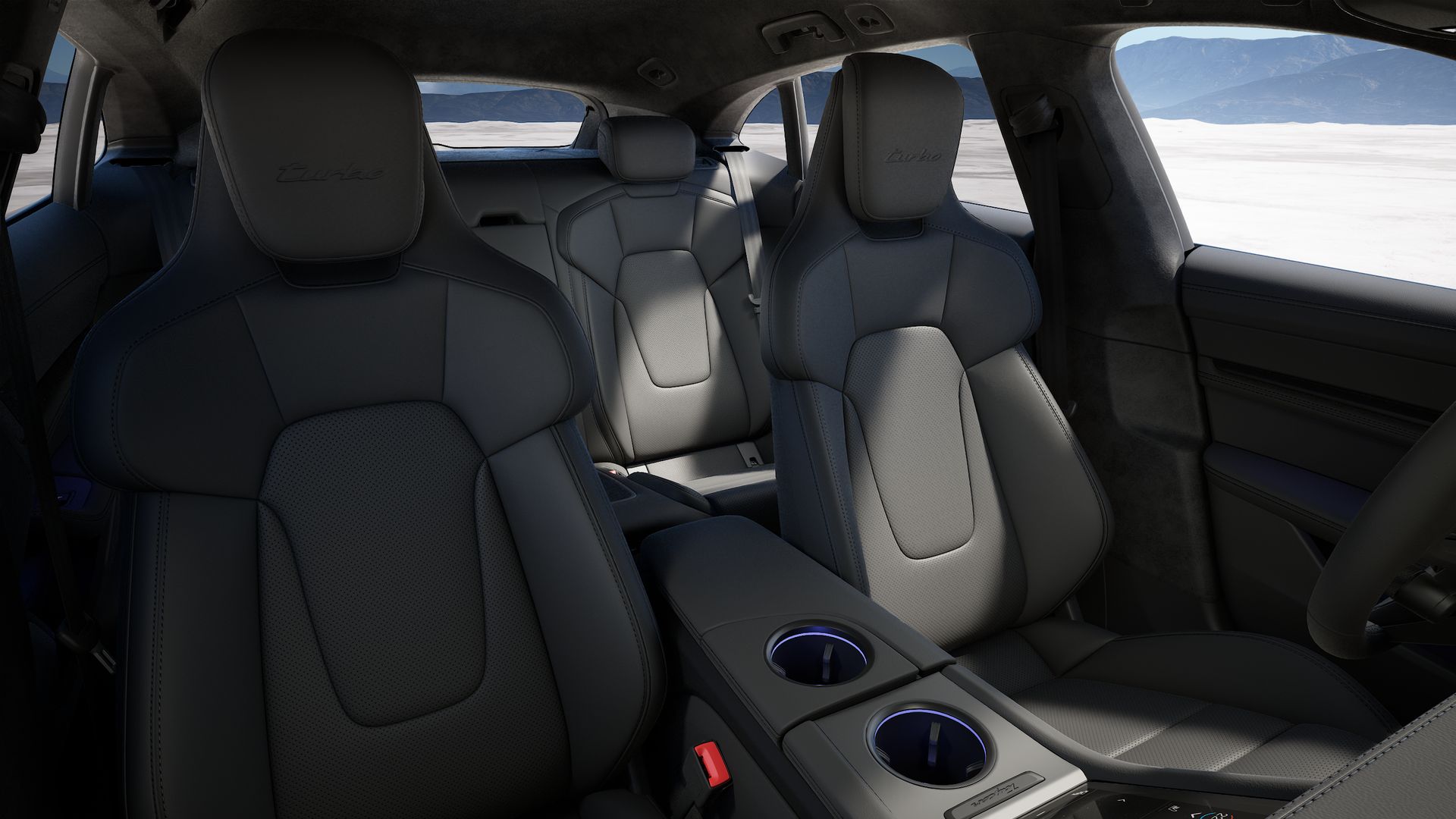 Taycan Turbo Cross Turismo vue intérieure