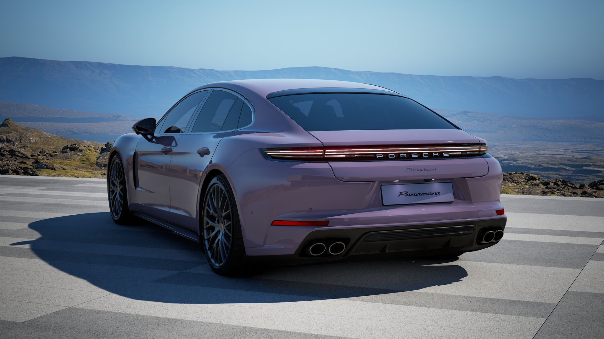 Panamera vue arrière