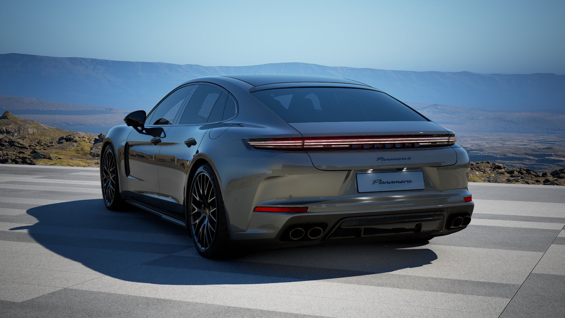Panamera 4 E-Hybrid vue arrière
