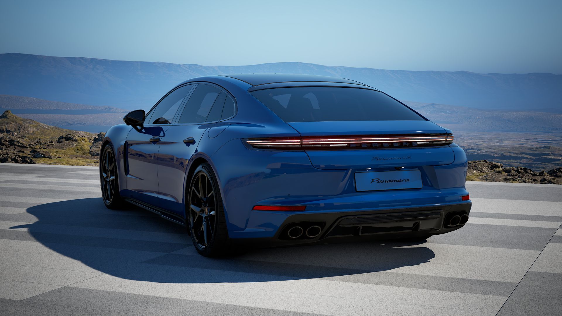 Panamera 4S E-Hybrid vue arrière