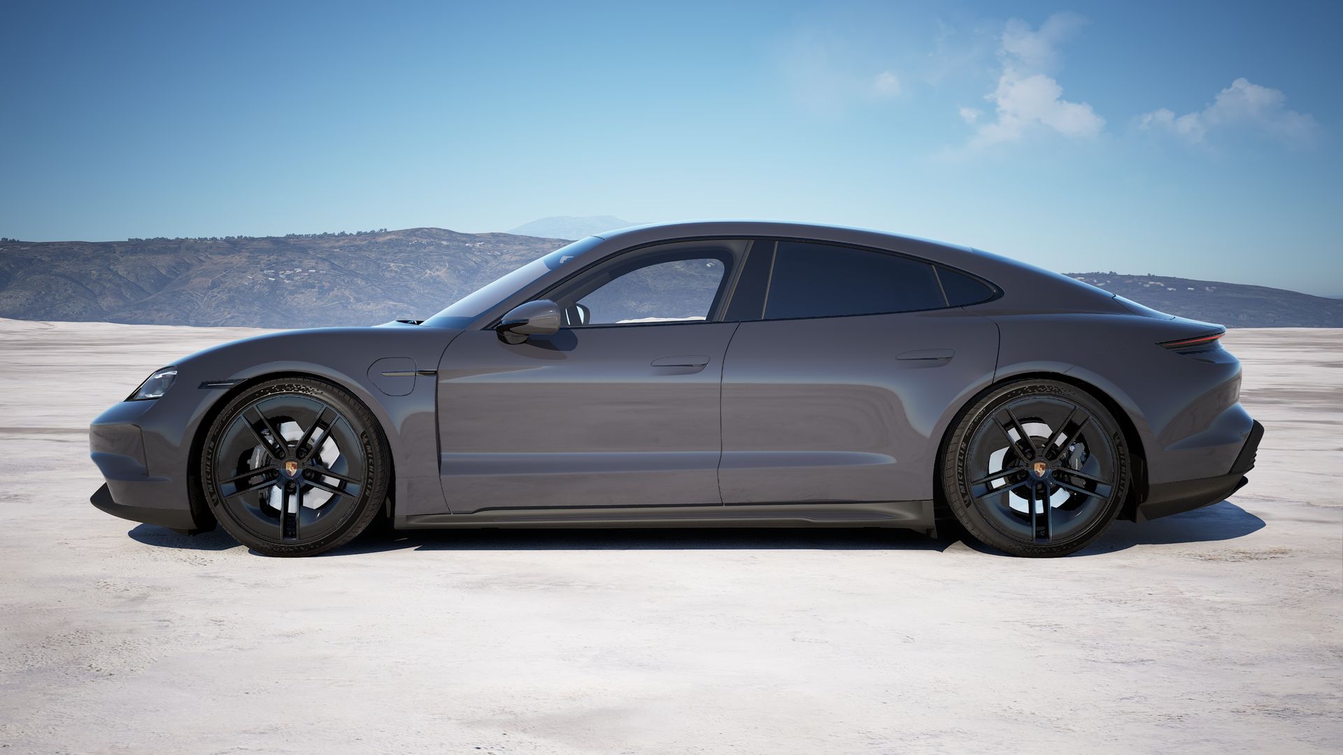 Taycan side view