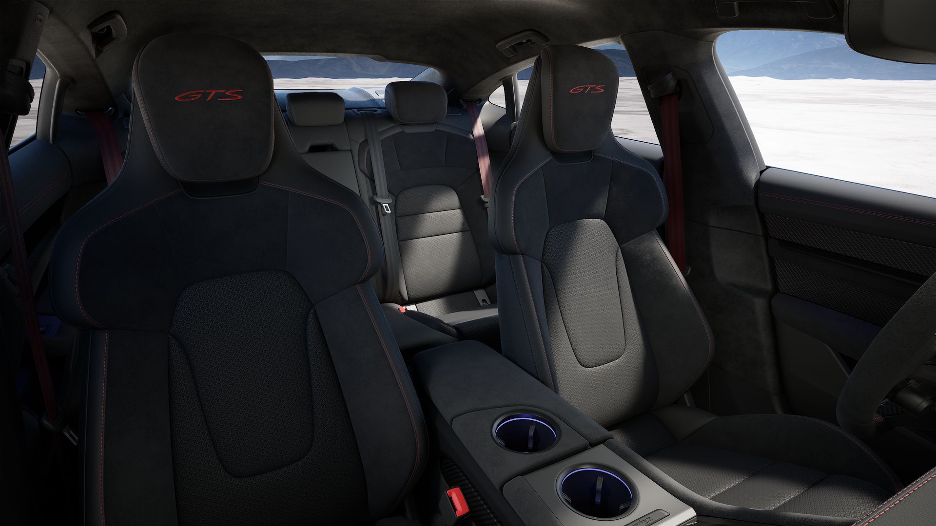 Taycan GTS interior view