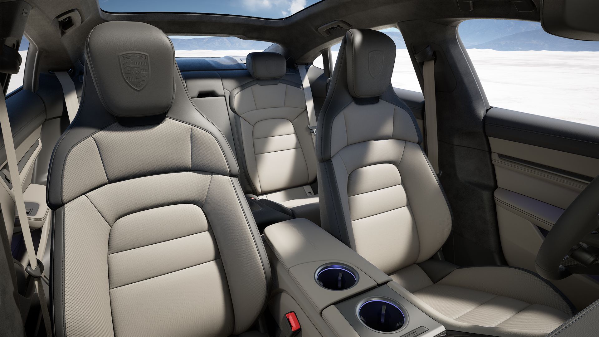 Taycan Turbo interior view