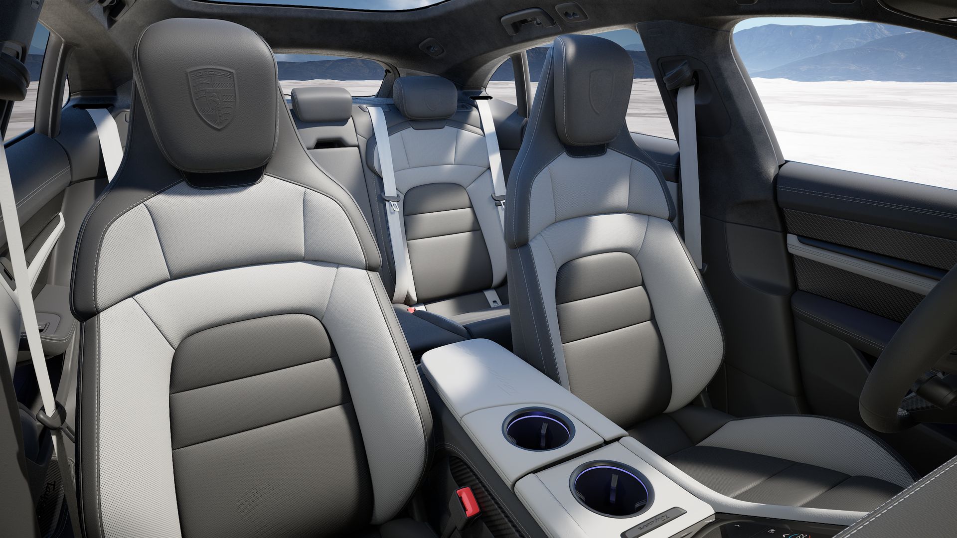 Taycan 4S Cross Turismo interior view