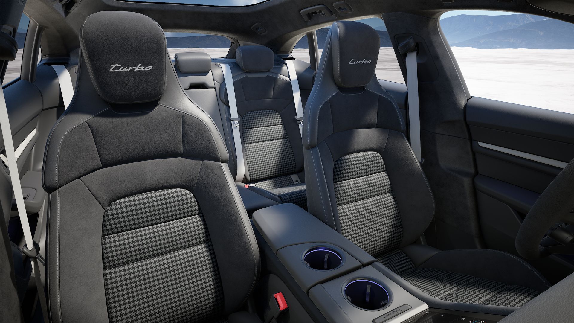 Taycan Turbo Cross Turismo interior view