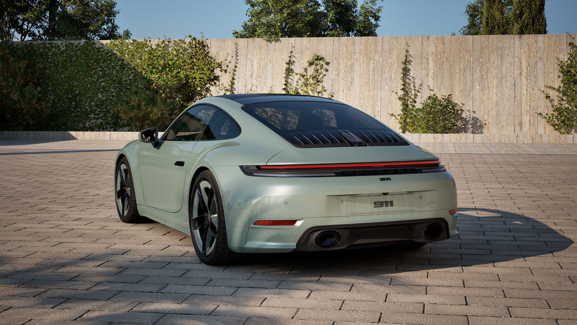 911 Carrera achteraanzicht