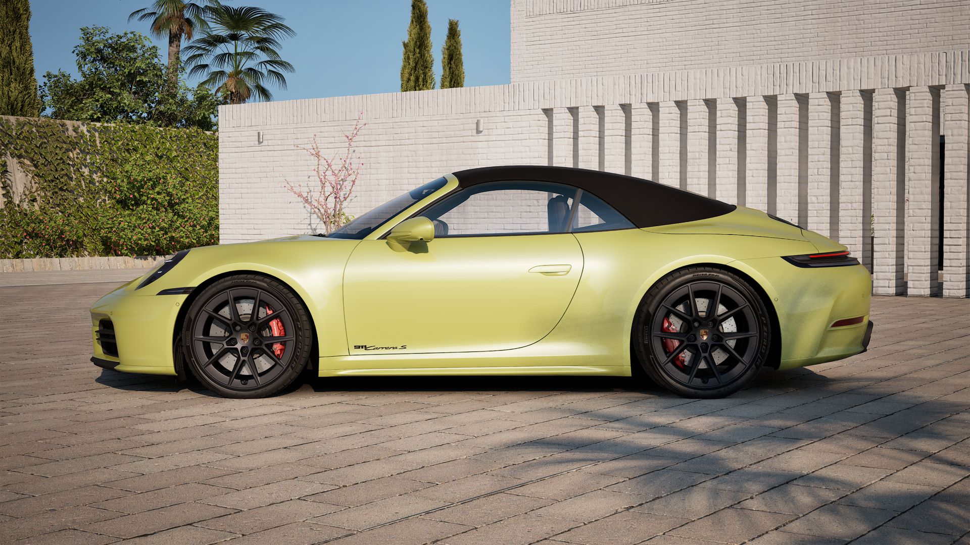 911 Carrera S Cabriolet zijaanzicht