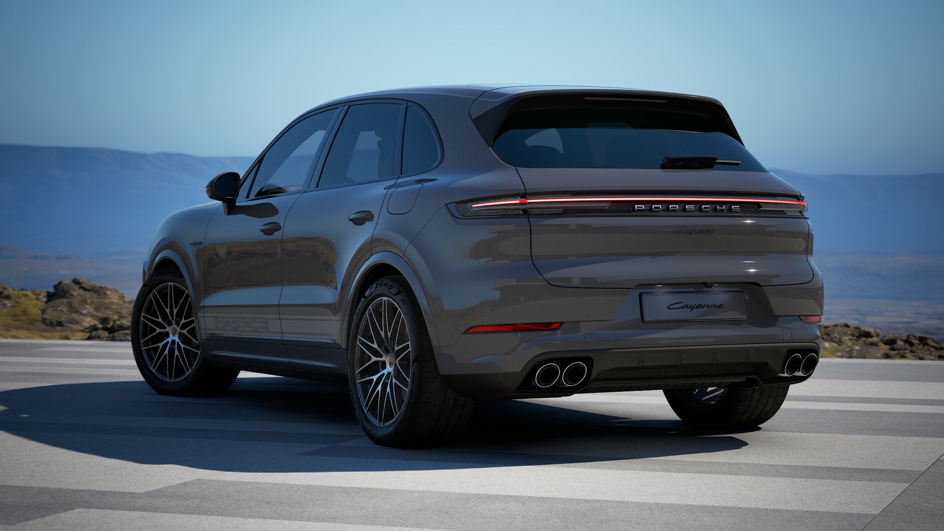 Cayenne E-Hybrid achteraanzicht