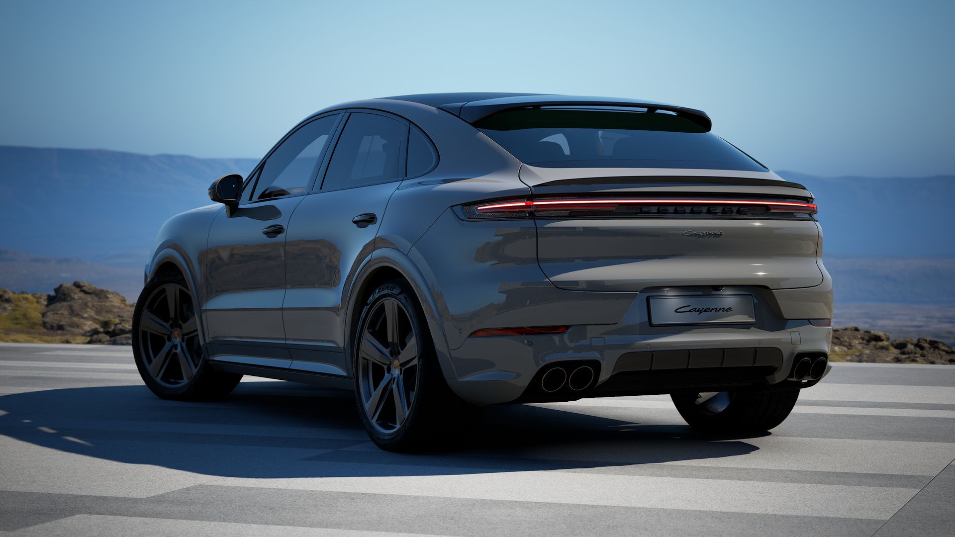 Cayenne Coupé achteraanzicht