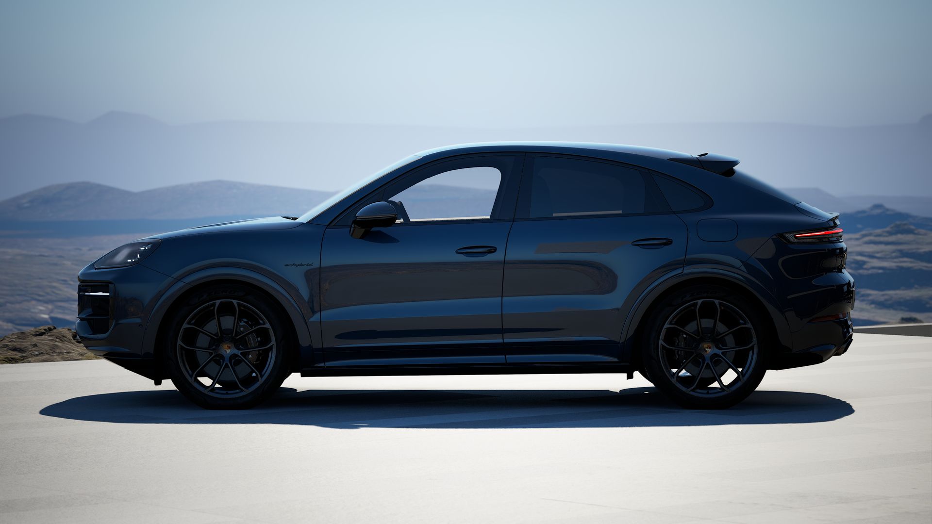 Cayenne E-Hybrid Coupé zijaanzicht