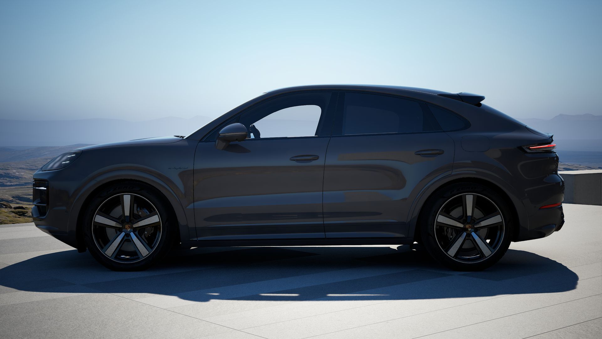 Cayenne S E-Hybrid Coupé zijaanzicht