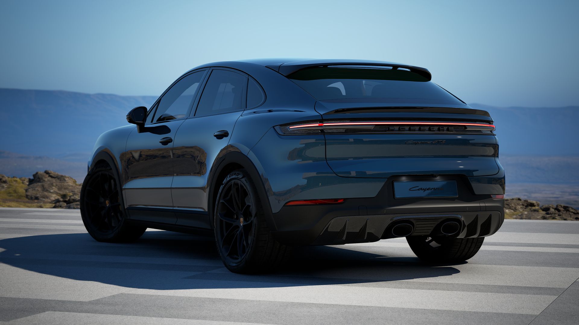 Cayenne GTS Coupé achteraanzicht