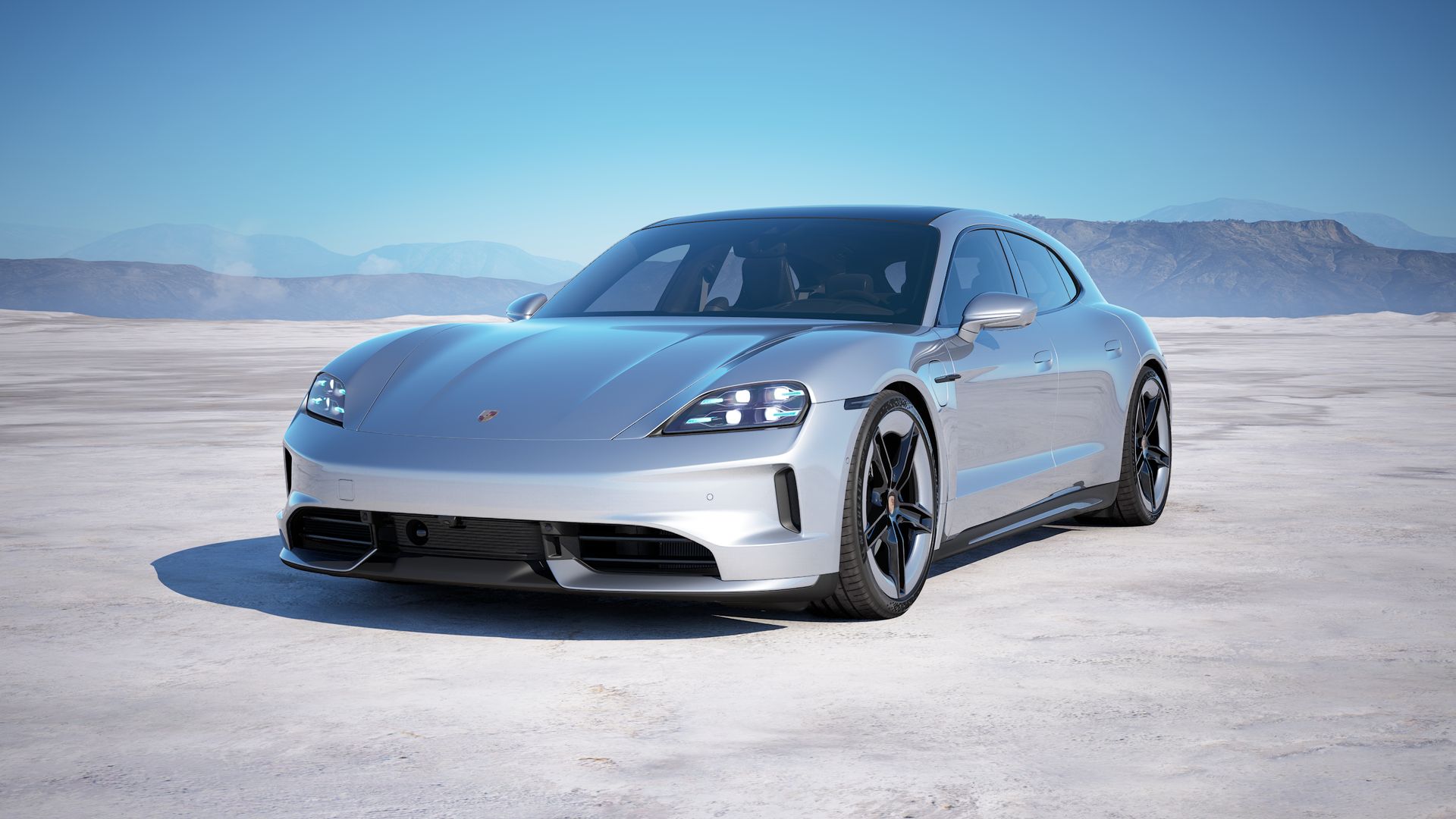 Taycan Sport Turismo vooraanzicht