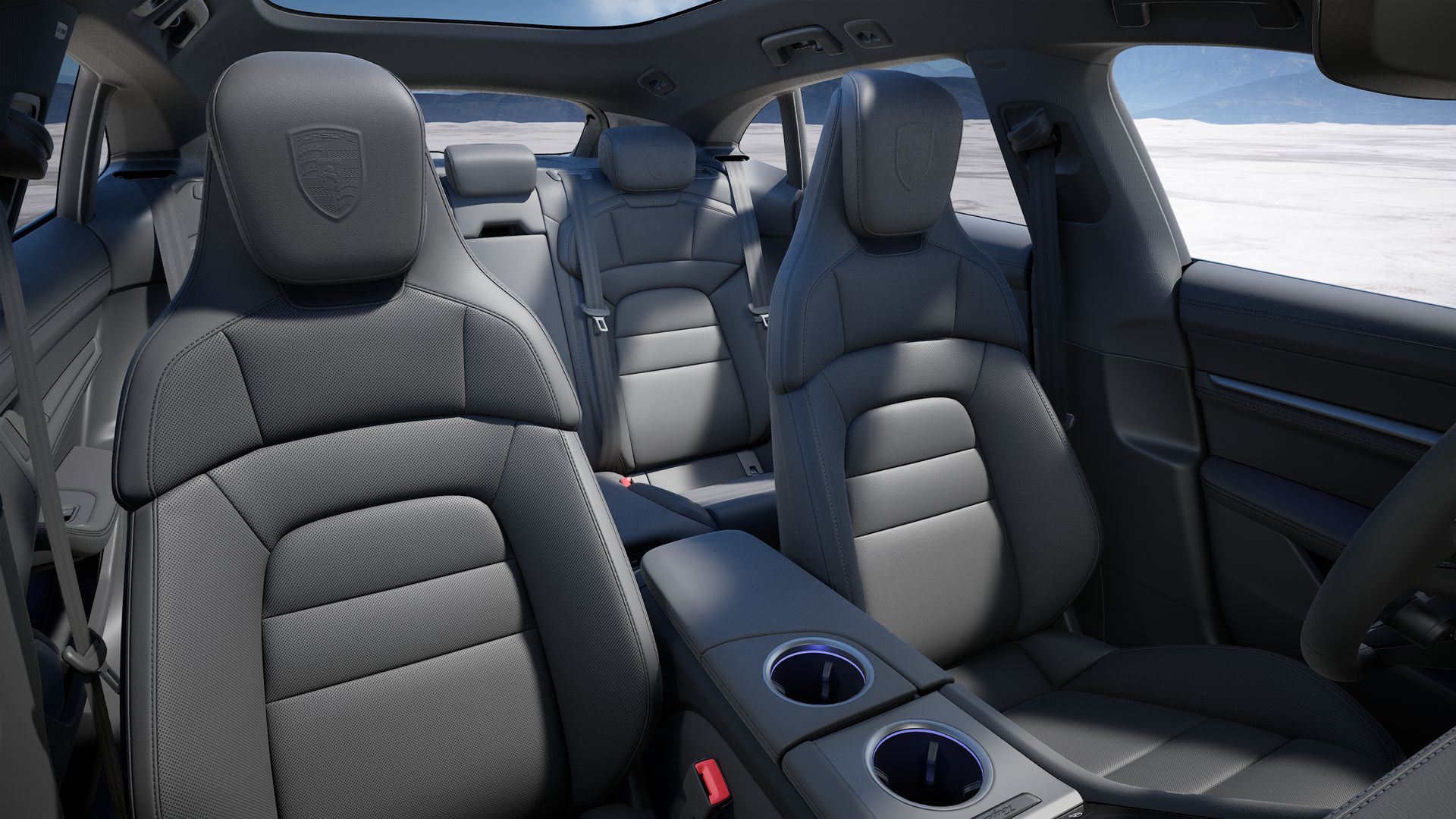 Taycan 4S Sport Turismo binnenaanzicht