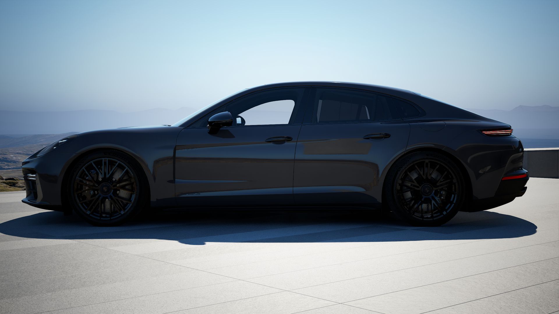 Panamera Turbo S E-Hybrid zijaanzicht