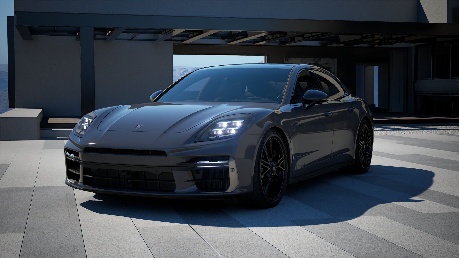 Panamera Turbo S E-Hybrid vooraanzicht