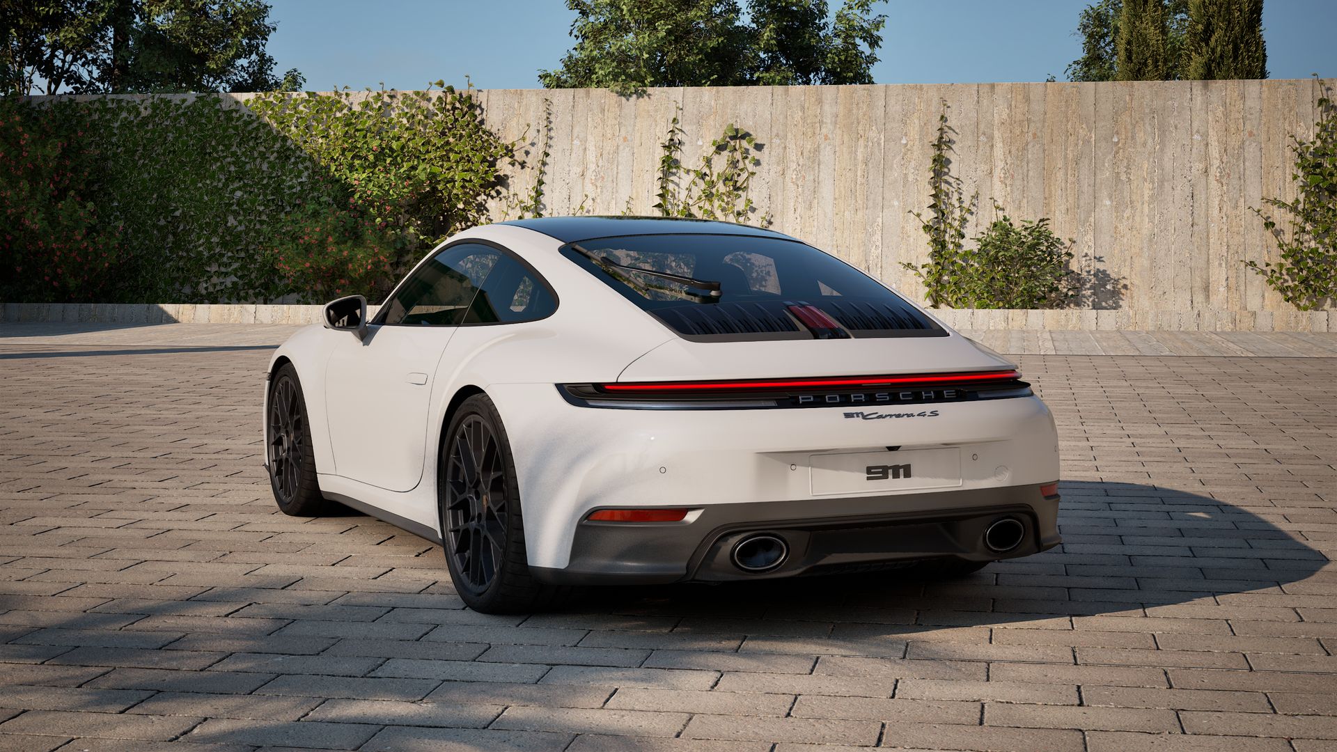 911 Carrera 4S vista posterior 